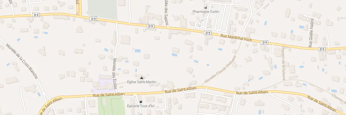 Plan du 1265 Rue Marechal Foch à Riorges
