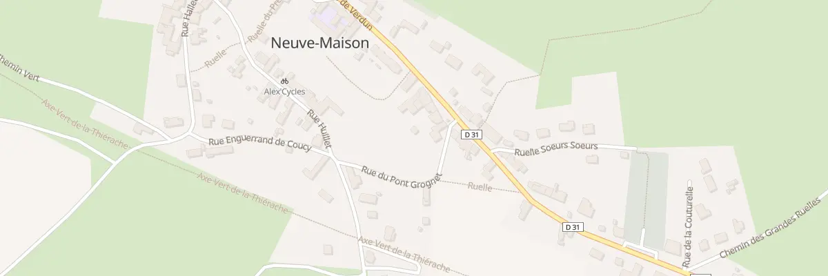Plan du 25 Rue de Verdun à Neuve-Maison