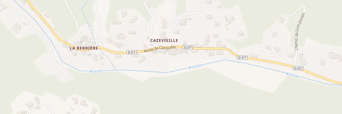 Plan du 1211 Rte de Carnoules à Saint-Jean-du-Pin