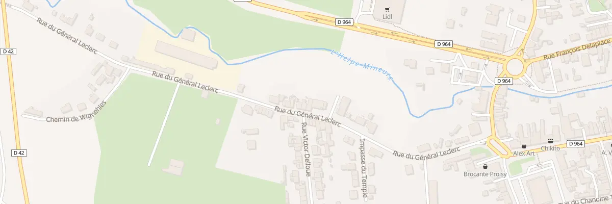 Plan du 28 Rue du Général Leclerc à Fourmies