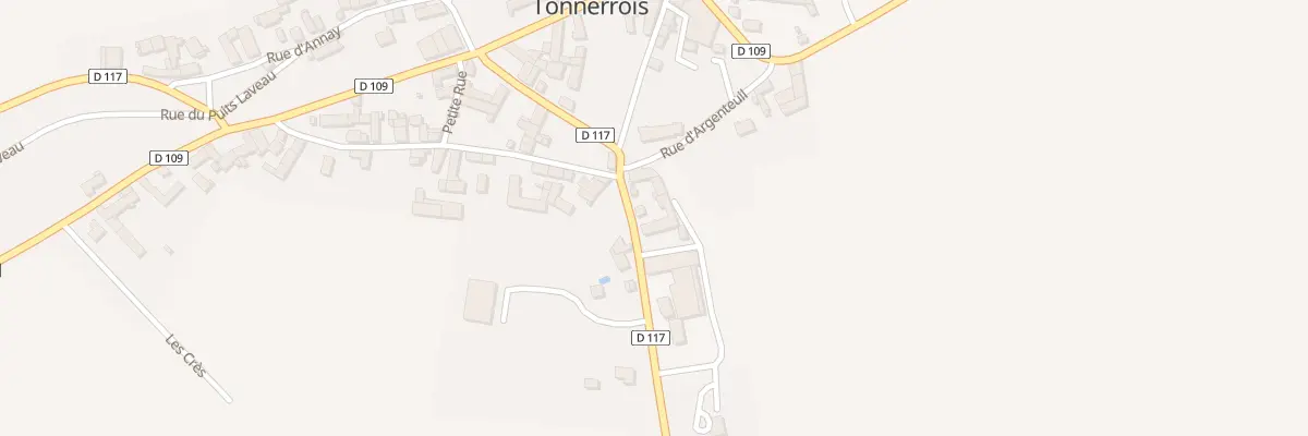 Plan du 2 Rte de Sarry à Moulins-en-Tonnerrois