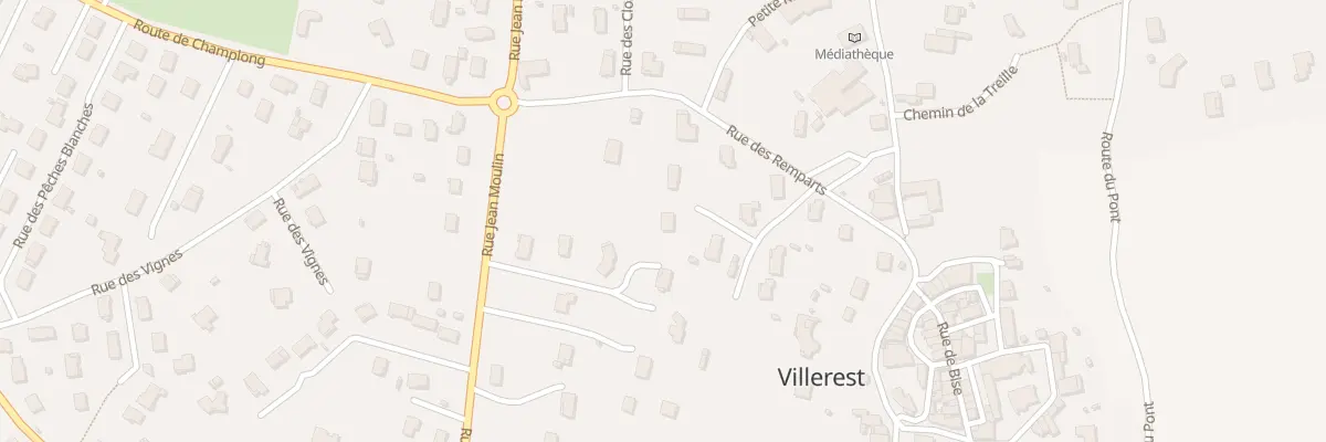 Plan du 19 Rue des Remparts à Villerest