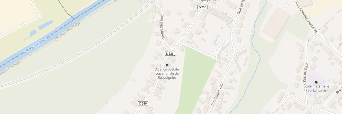 Plan du 47 Rue Paul Ronval à Recquignies