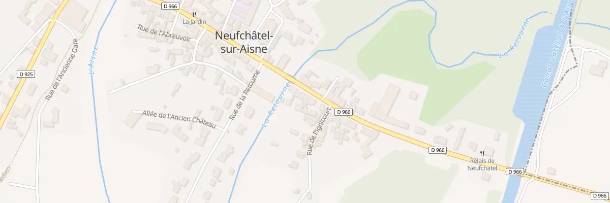 Plan du 8 Rue du Faubourg de Reims à Neufchâtel-sur-Aisne