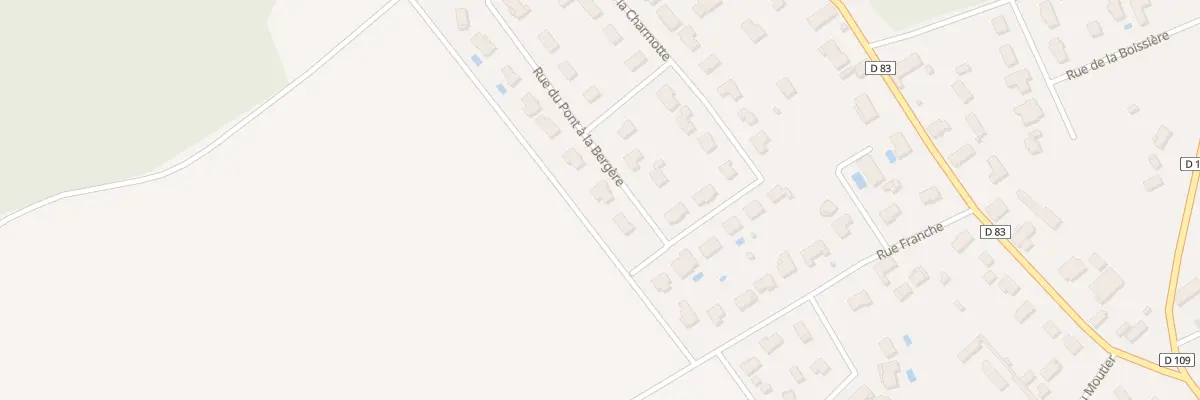 Plan du 28 Rue du Pont à la Bergère à Saint-Pouange