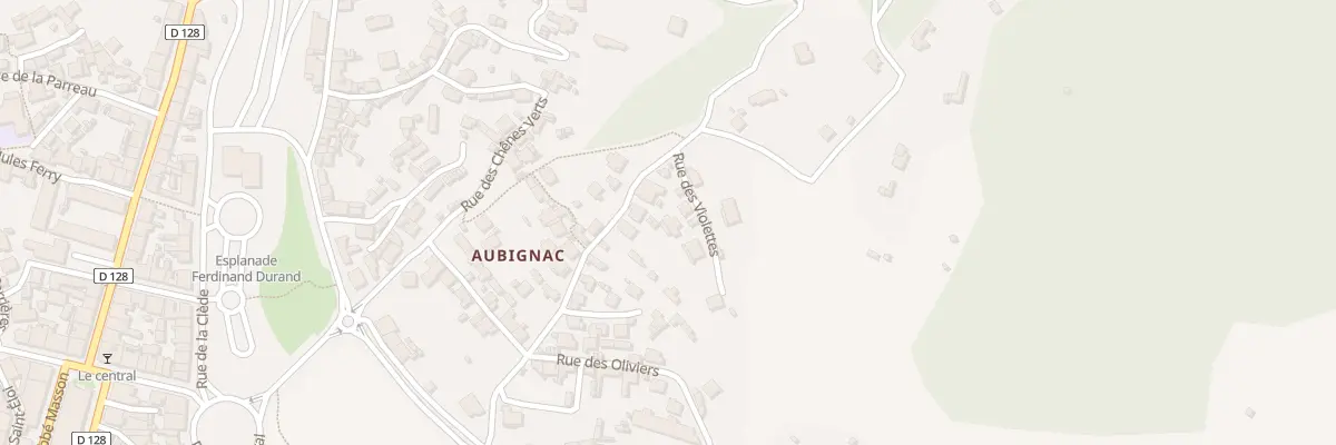 Plan du 12 Rue d’Aubignac à La Grand-Combe