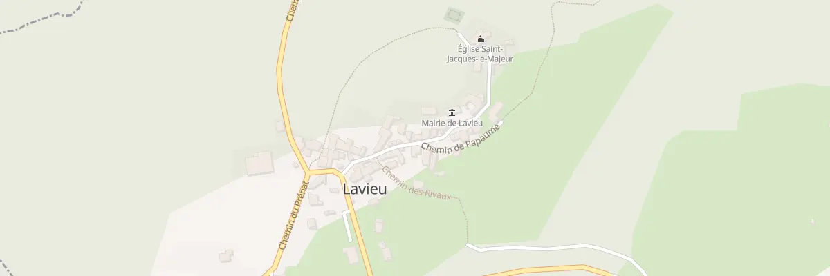 Plan du 5012 Lavieu à Lavieu
