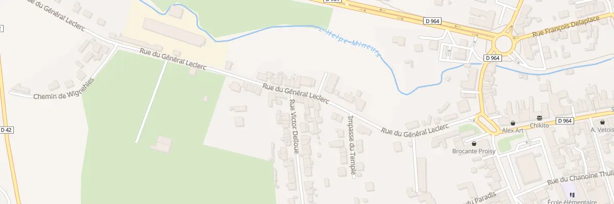 Plan du 21 Rue du Général Leclerc à Fourmies
