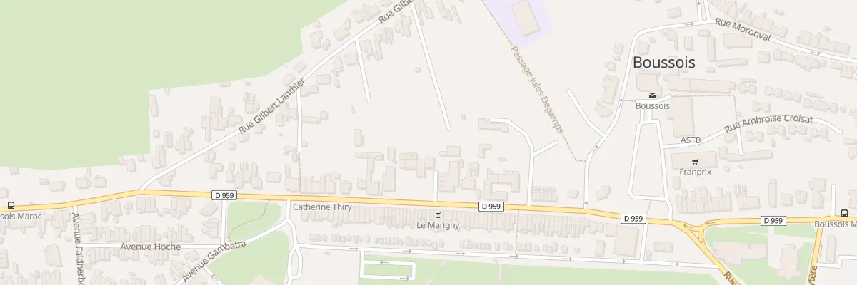 Plan du 32B Rue Eugene Chimot à Boussois