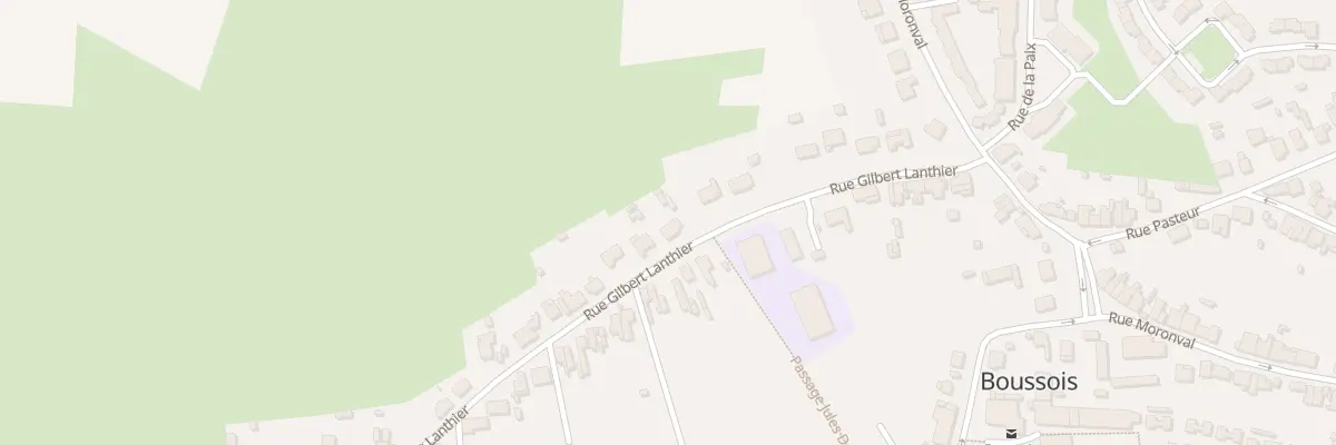 Plan du 14 Rue Gilbert Lanthier à Boussois