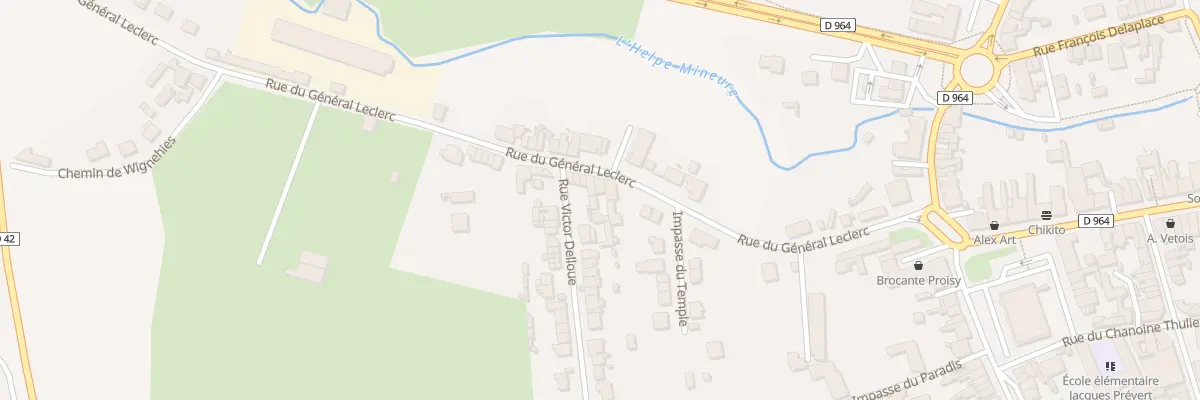 Plan du 17 Rue du Général Leclerc à Fourmies