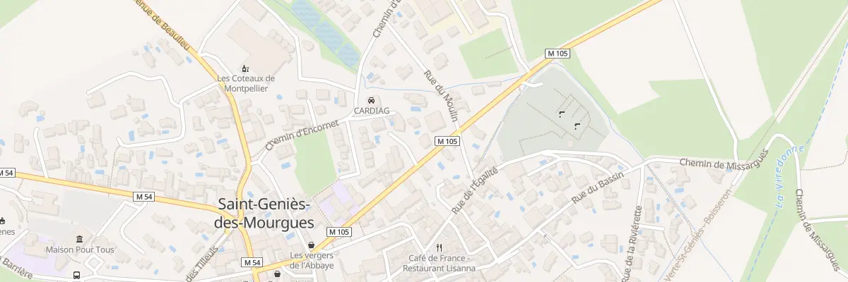 Plan du 253 Av St Christol à Saint-Geniès-des-Mourgues