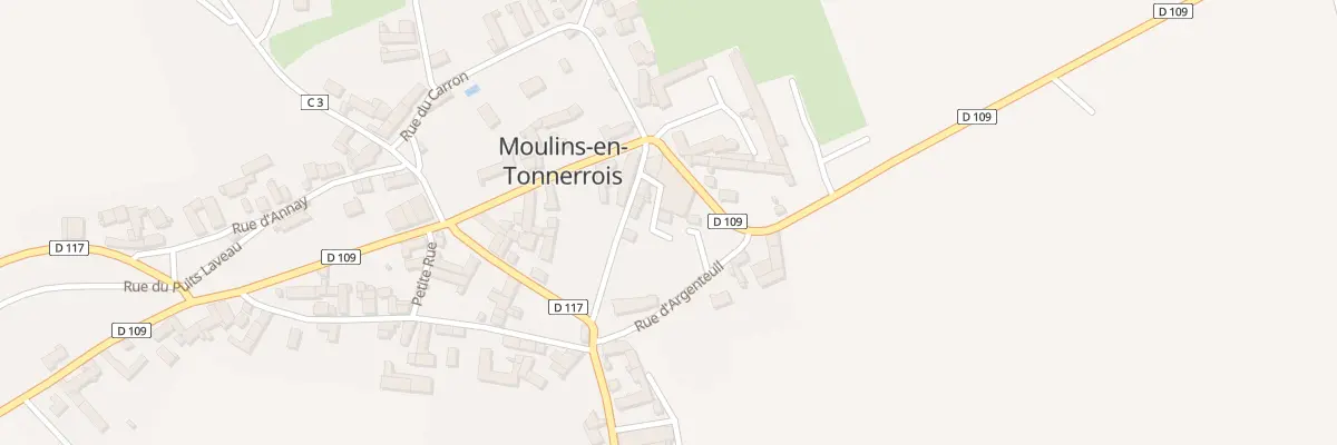 Plan du 5005 Rue Tortueuse à Moulins-en-Tonnerrois