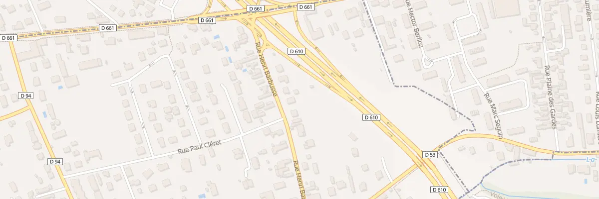 Plan du 16 Rue Henri Barbusse à La Rivière-de-Corps