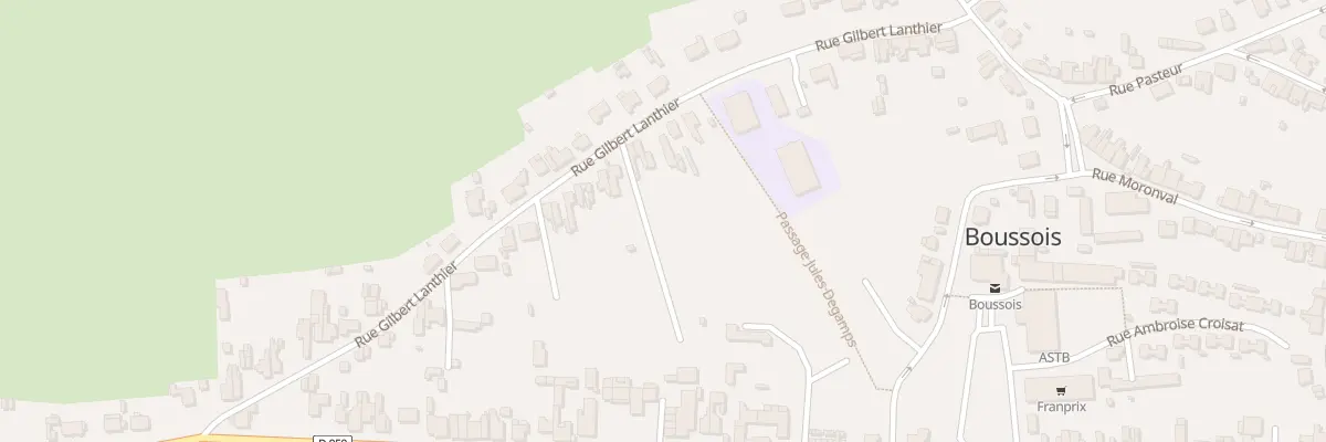 Plan du 23 Rue Gilbert Lanthier à Boussois