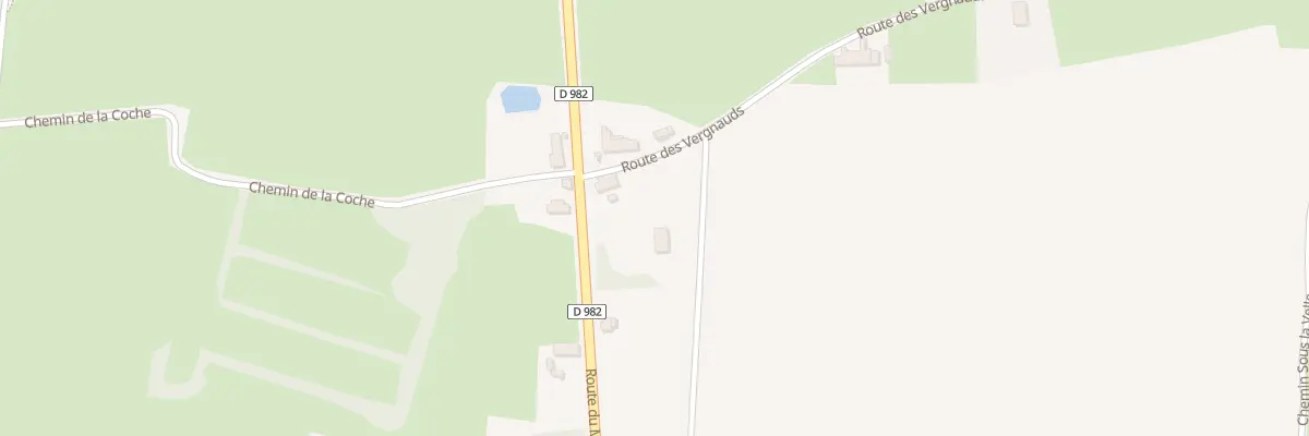 Plan du 661 Rte des Vergnauds à Montceaux-l’Étoile