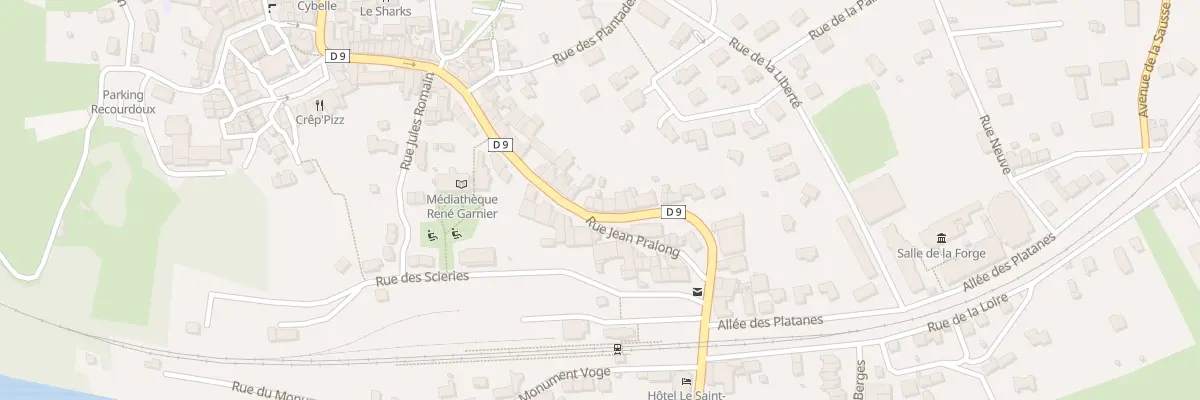 Plan du 9048 Av de la Gare à Retournac