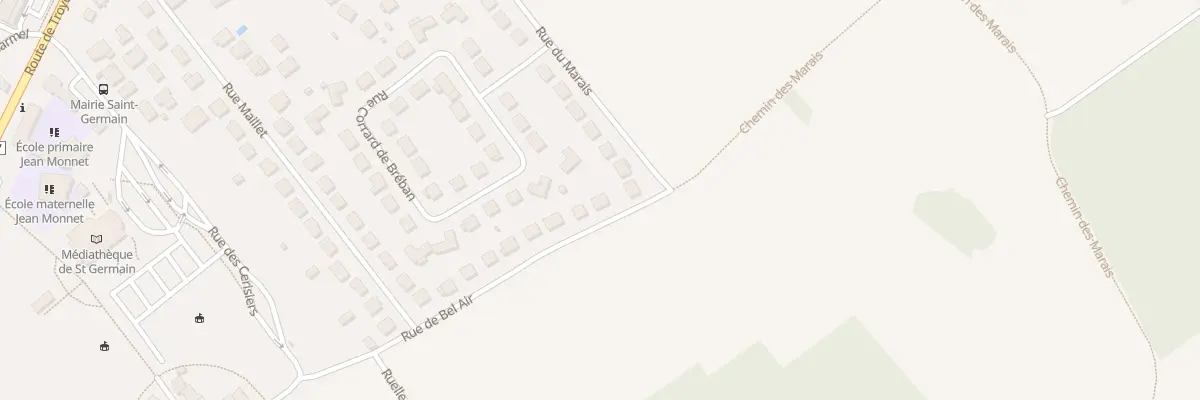 Plan du 15 Rue de Bel Air à Isle-Aubigny