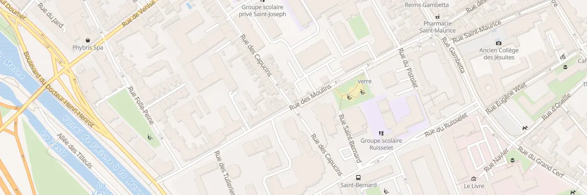 Plan du 197 Rue des Capucins à Reims