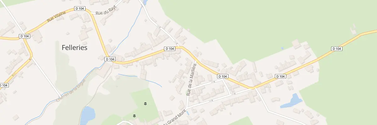Plan du 4 Rue du Pierge à Felleries