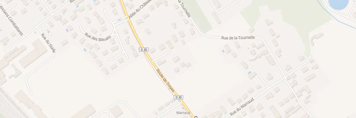Plan du 7 Rte de Troyes à Barberey-Saint-Sulpice