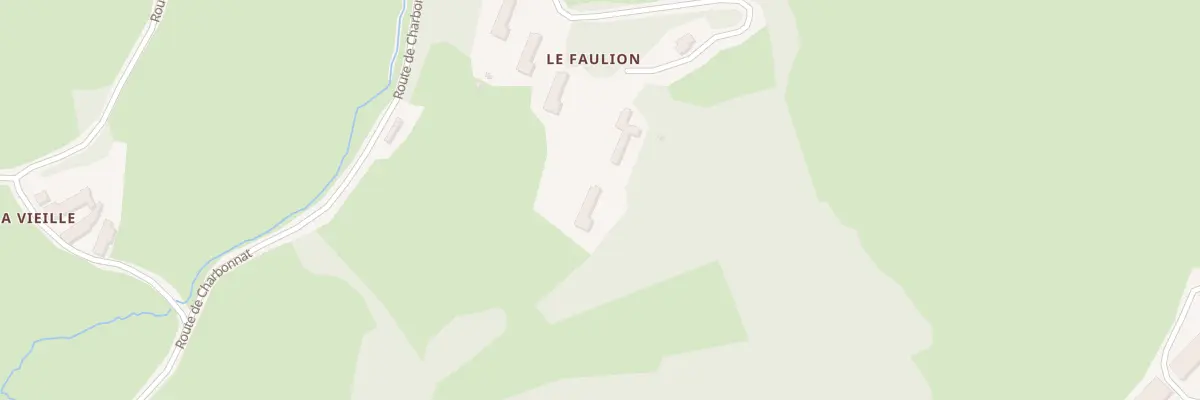 Plan du 5410 Le Faulion à Cuzy