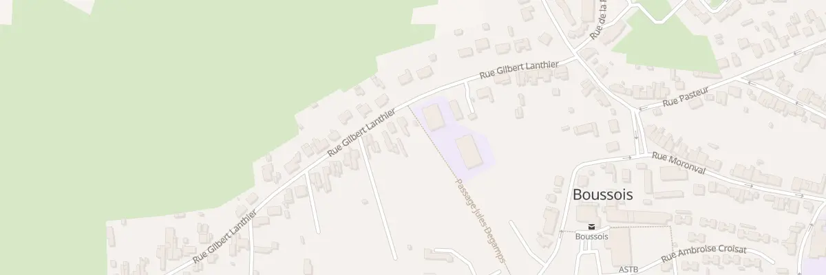 Plan du 17 Rue Gilbert Lanthier à Boussois