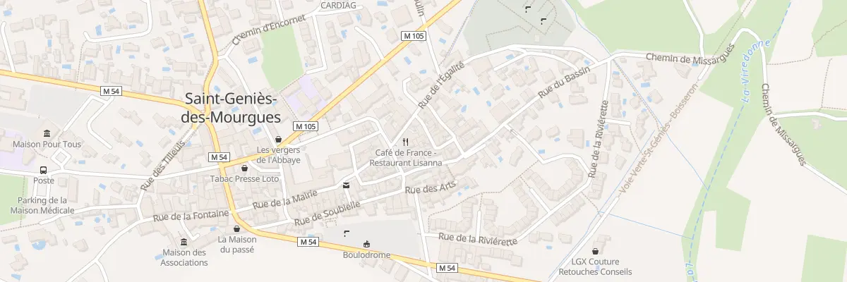 Plan du 33 Rue Vieille à Saint-Geniès-des-Mourgues