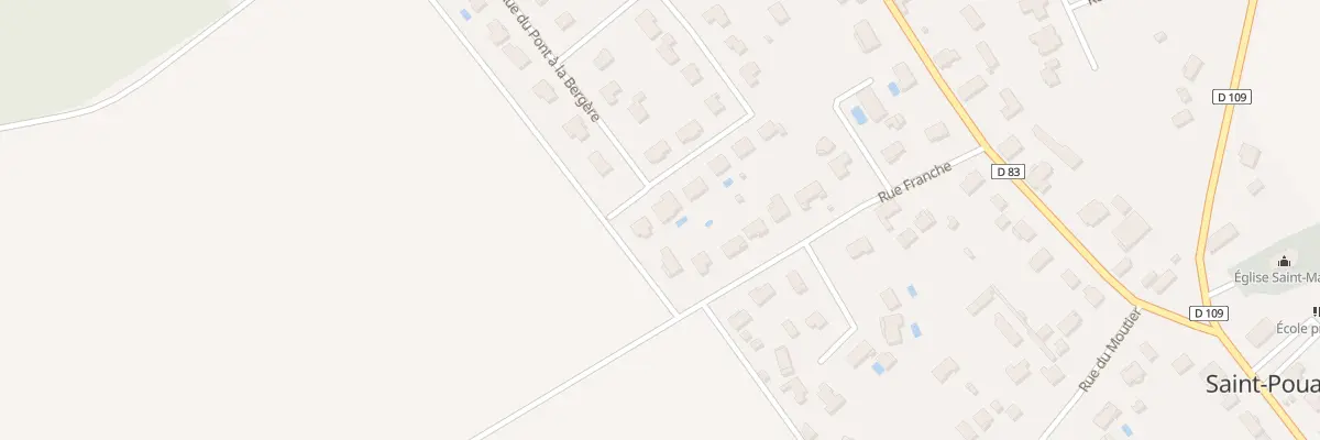 Plan du 27 Rue de la Charmotte à Saint-Pouange