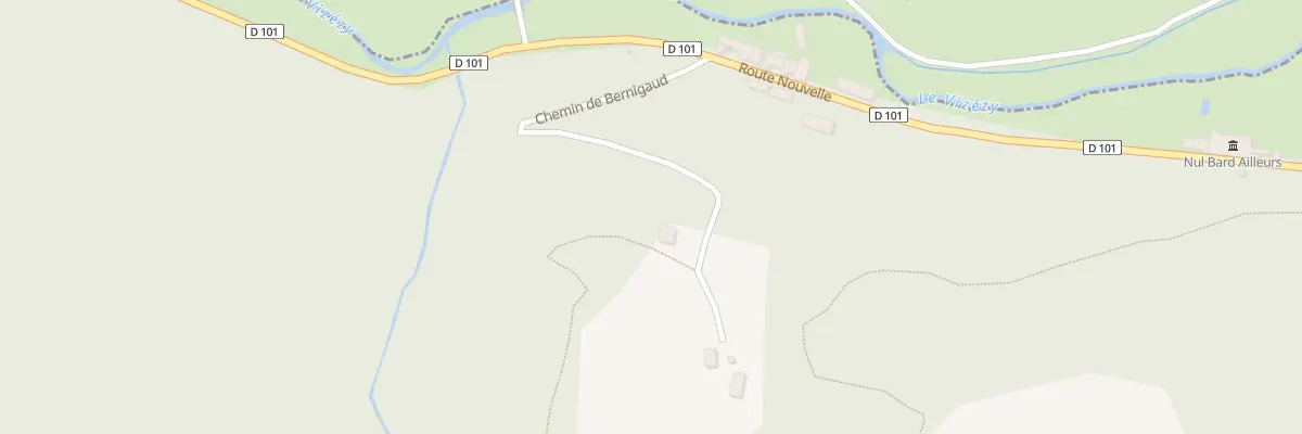 Plan du 356 Che de Bernigaud à Bard