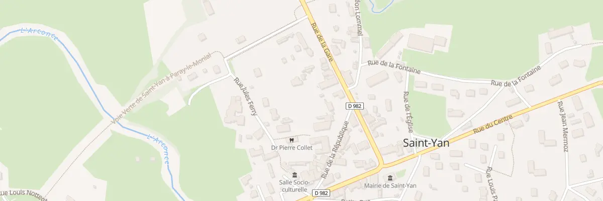 Plan du 5 Rue de la Gare à Saint-Yan