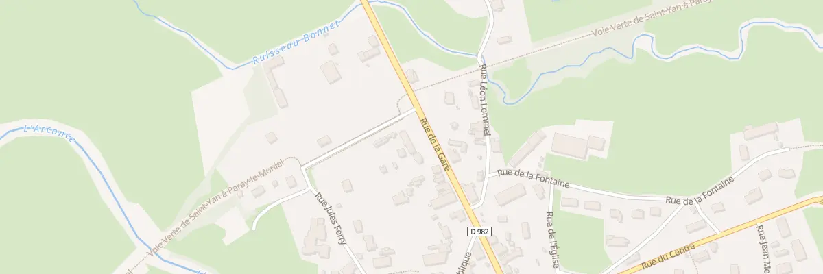 Plan du 19 Rue de la Gare à Saint-Yan