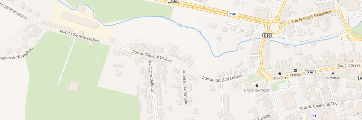Plan du 16 Rue du Général Leclerc à Fourmies