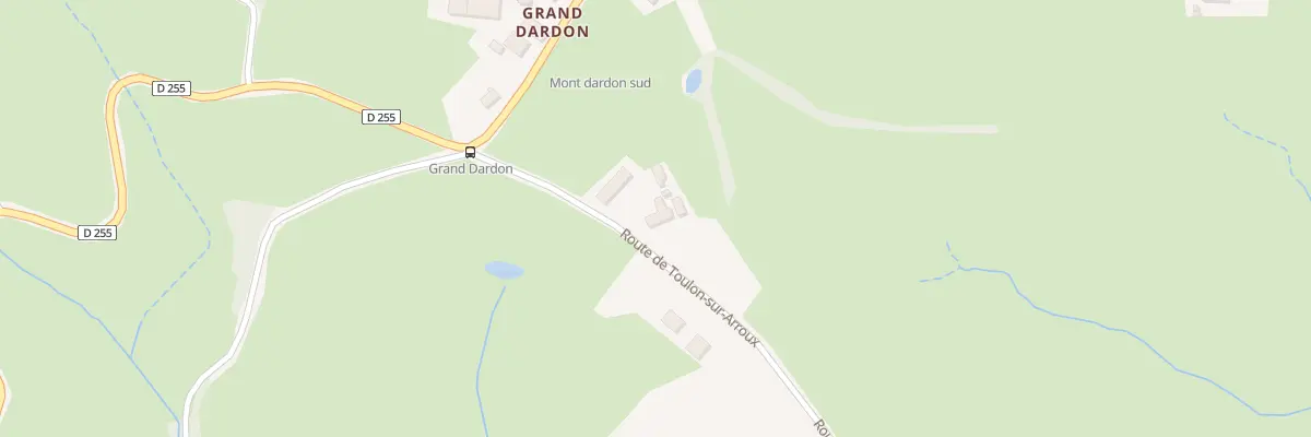 Plan du 141 Rte de Toulon-sur-Arroux à Uxeau