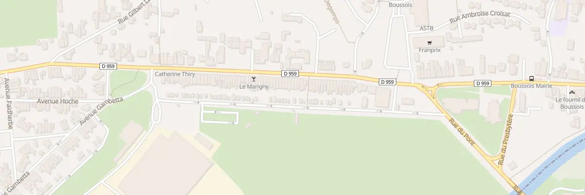 Plan du 45 Rue Eugene Chimot à Boussois