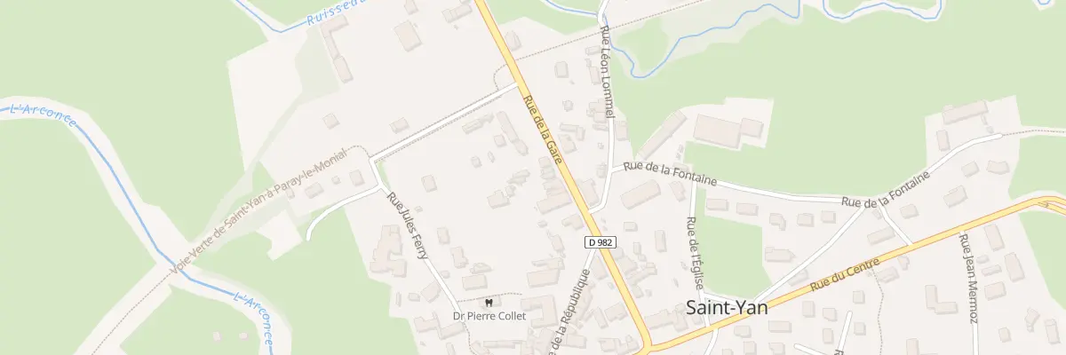 Plan du 13 Rue de la Gare à Saint-Yan