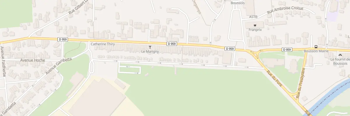 Plan du 43 Rue Eugene Chimot à Boussois