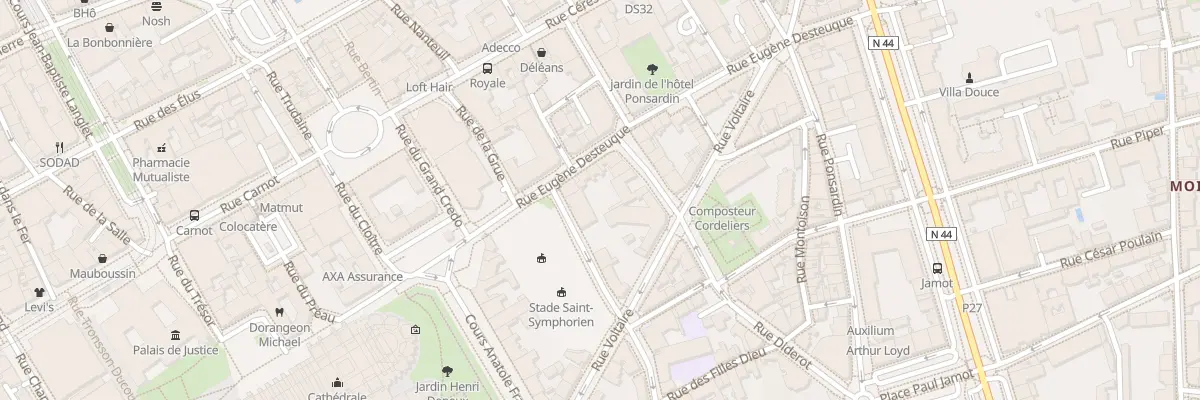 Plan du 3 Rue Saint-Symphorien à Reims