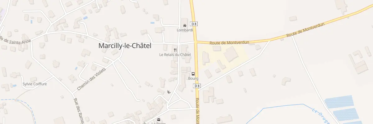 Plan du 41 Rue du Pavé à Marcilly-le-Châtel