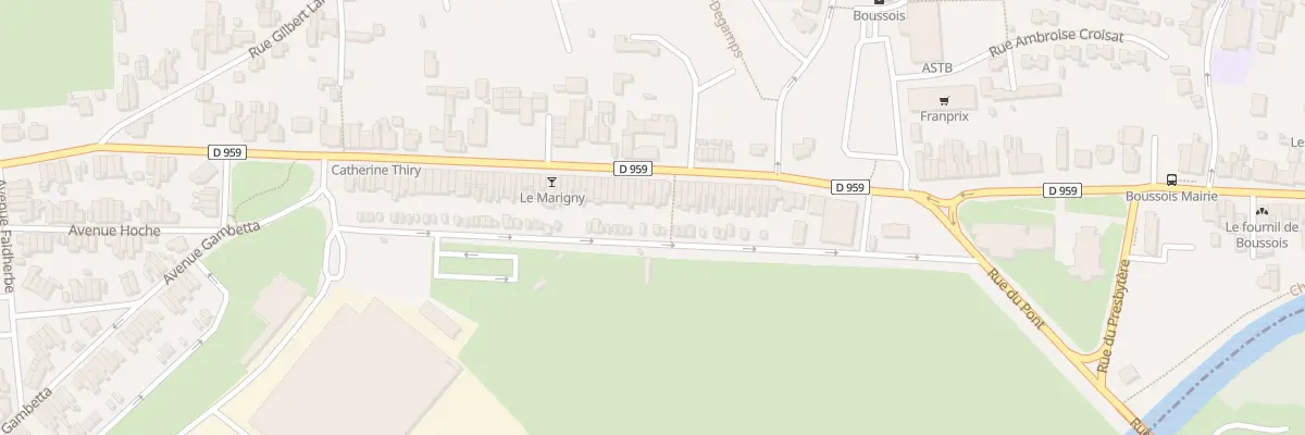 Plan du 41 Rue Eugene Chimot à Boussois