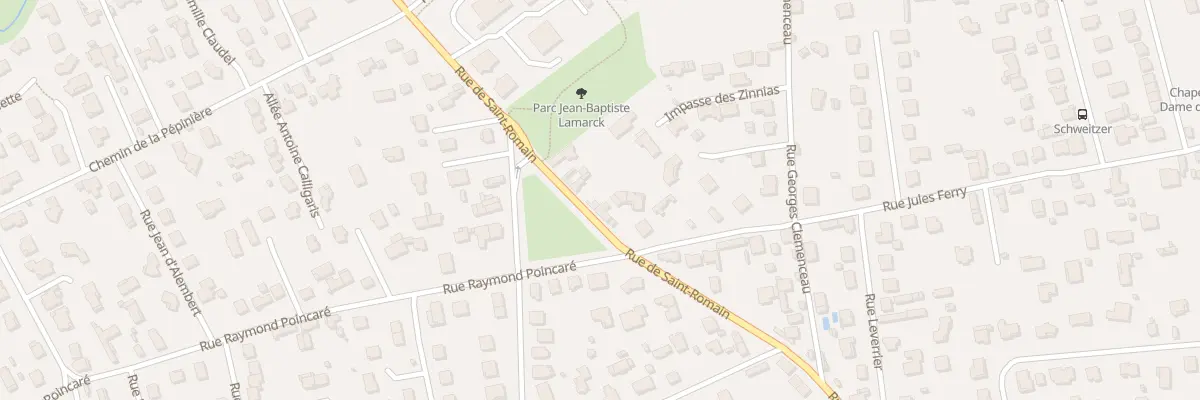 Plan du 1530 Rue de Saint-Romain à Riorges
