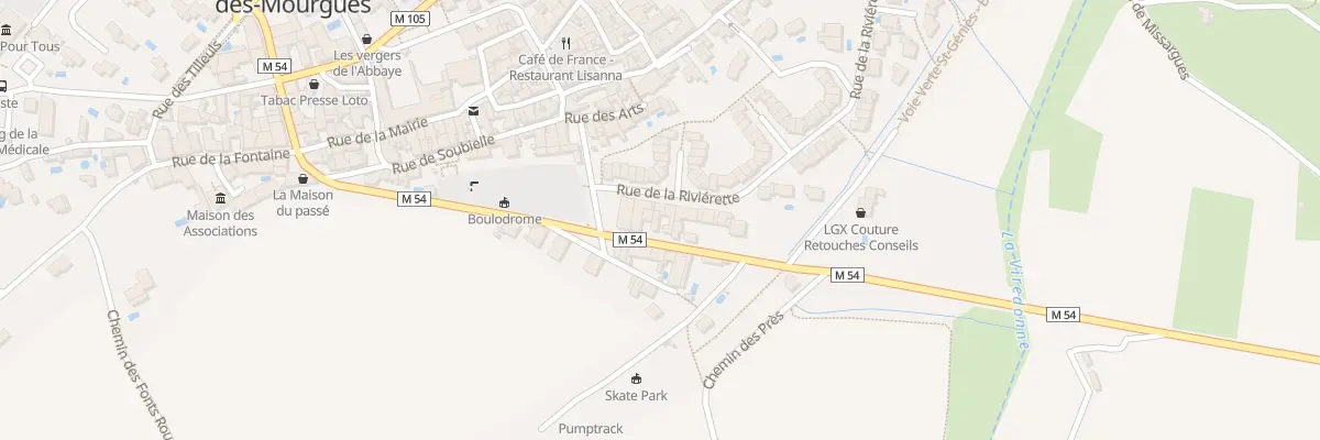 Plan du 5251 Le Village à Saint-Geniès-des-Mourgues
