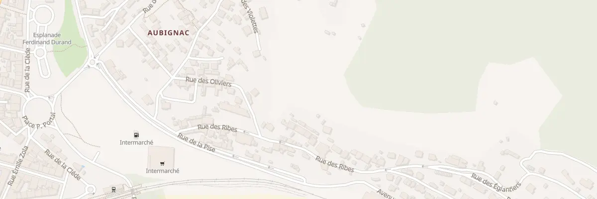 Plan du 13 Rue des Ribes à La Grand-Combe