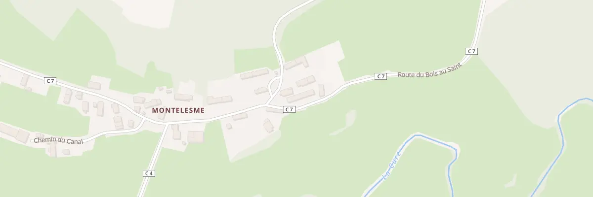 Plan du 33 Rte du Bois au Saint à Montsauche-les-Settons
