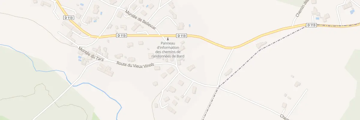 Plan du 230 Rte du Bief des Espagnols à Bard