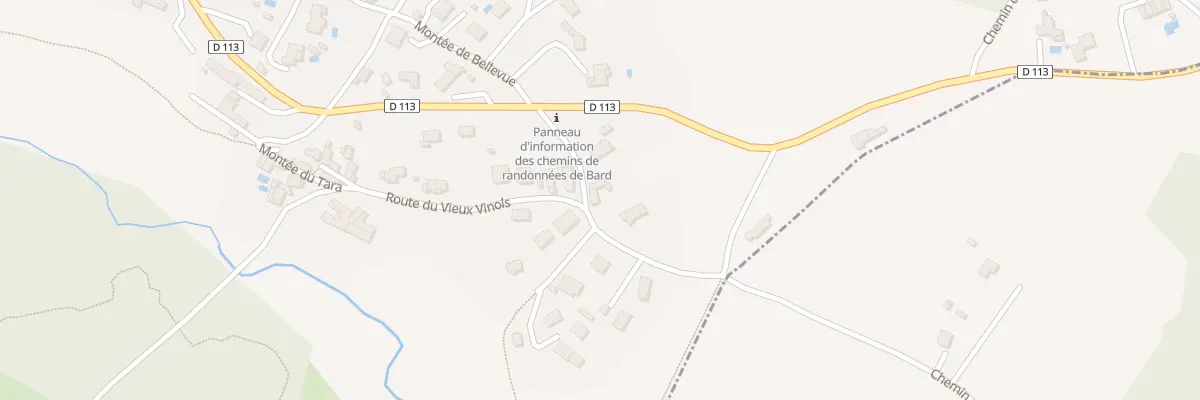 Plan du 5024 Vinols à Bard