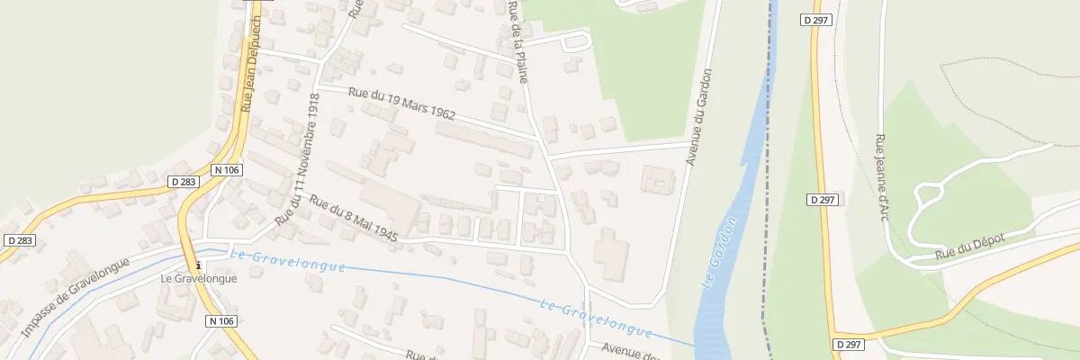 Plan du 5202 Rue Elisee Vigne aux Salles-du-Gardon