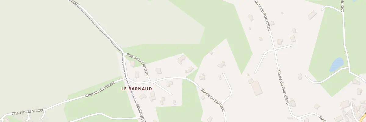 Plan du 400 Rte du Barnaud à Soleymieux