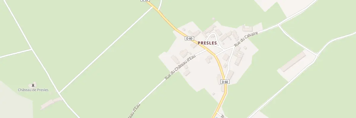 Plan du 6 Rue du Chateau d’Eau à Cussy-les-Forges