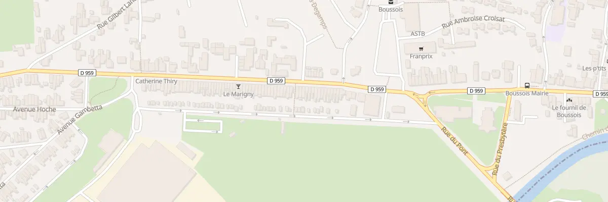 Plan du 31 Rue Eugene Chimot à Boussois